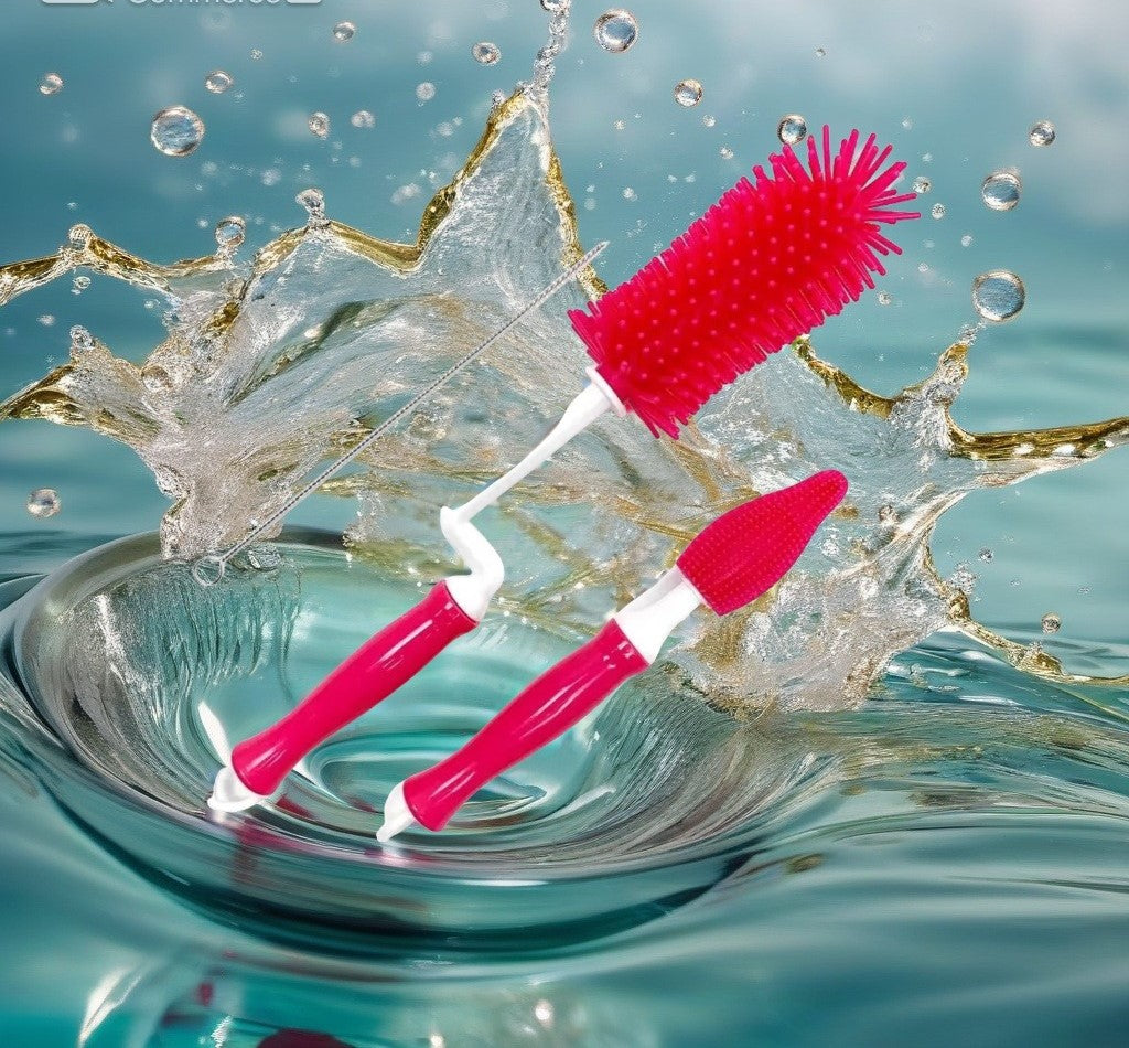 Brosse de nettoyage en silicone